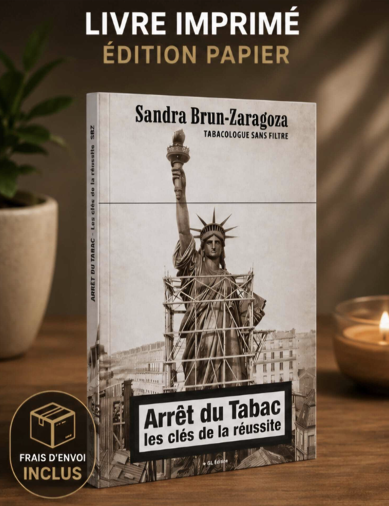 Couverture du livre papier Arrêt du tabac : les clés de la réussite
