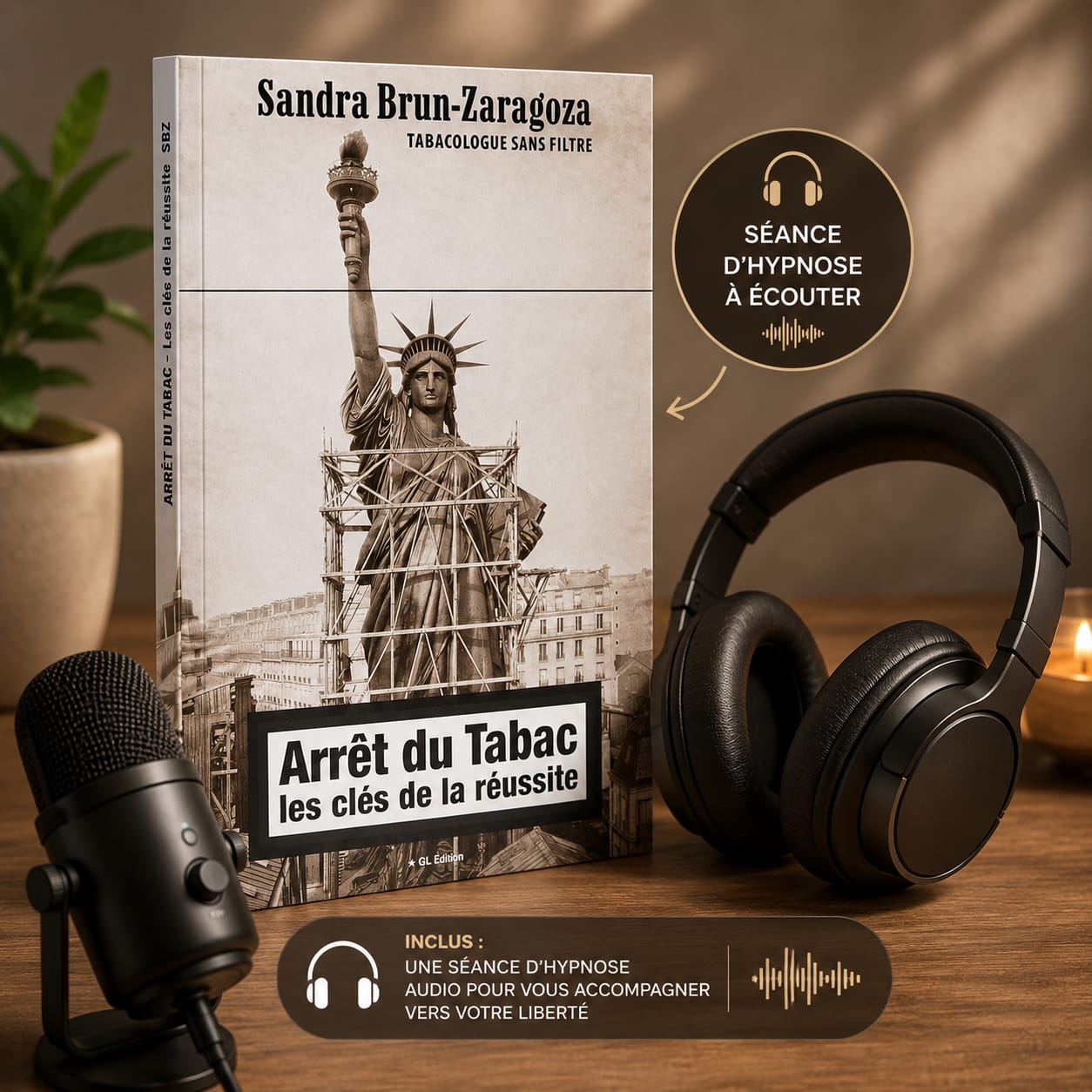 Pack livre + séance d'hypnose audio Arrêt du tabac